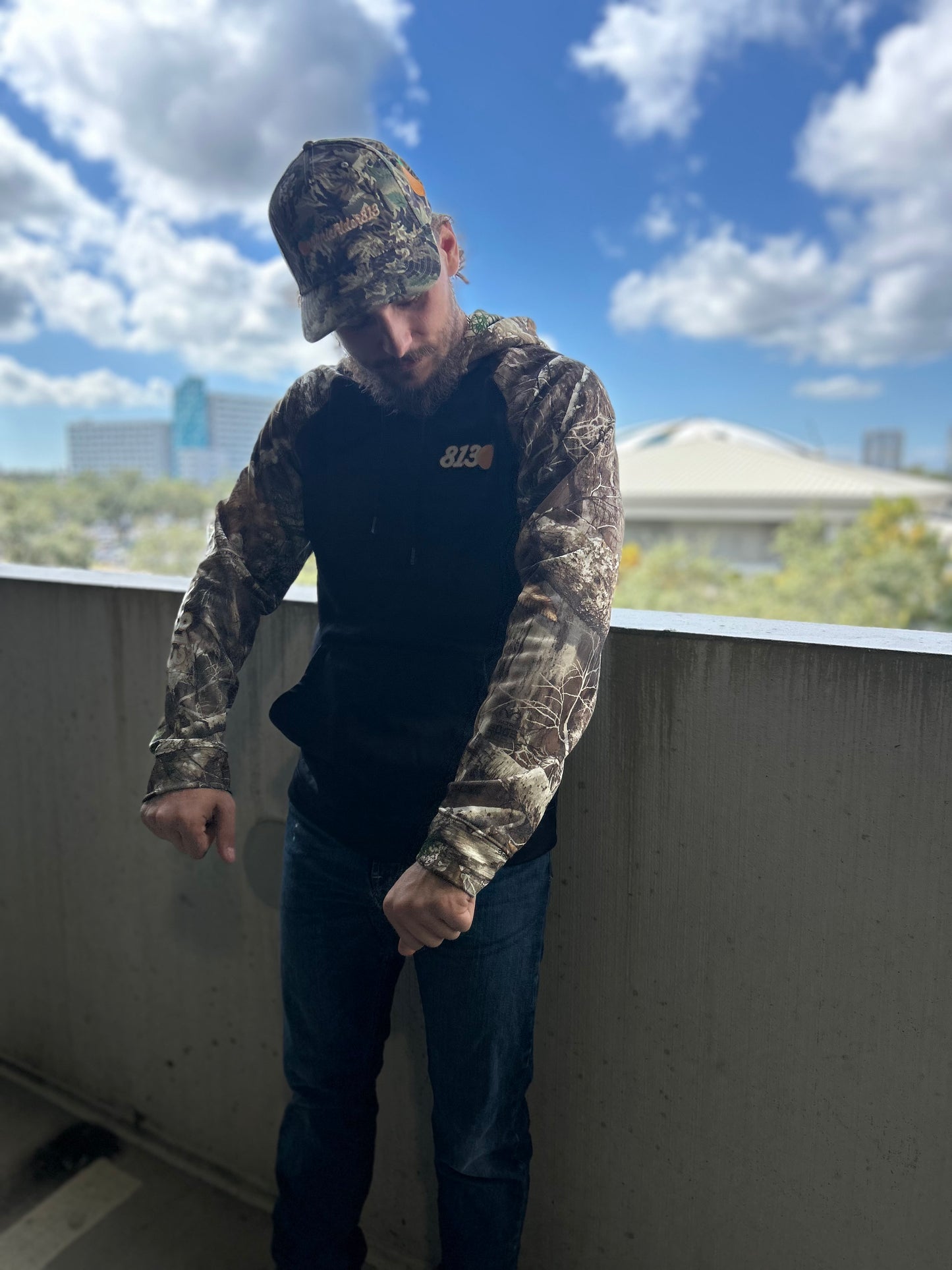 Organic “Glide” Camo Hoodie 🍊